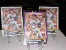Spencer Strider 2022 Topps Gypsy Queen Purple RC /75 Atlanta Braves (9 Card Lot)