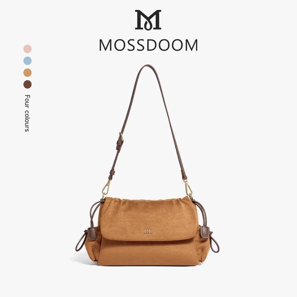 MOSSDOOM Solva Bag PU leather Shoulder For Women Simple Korean