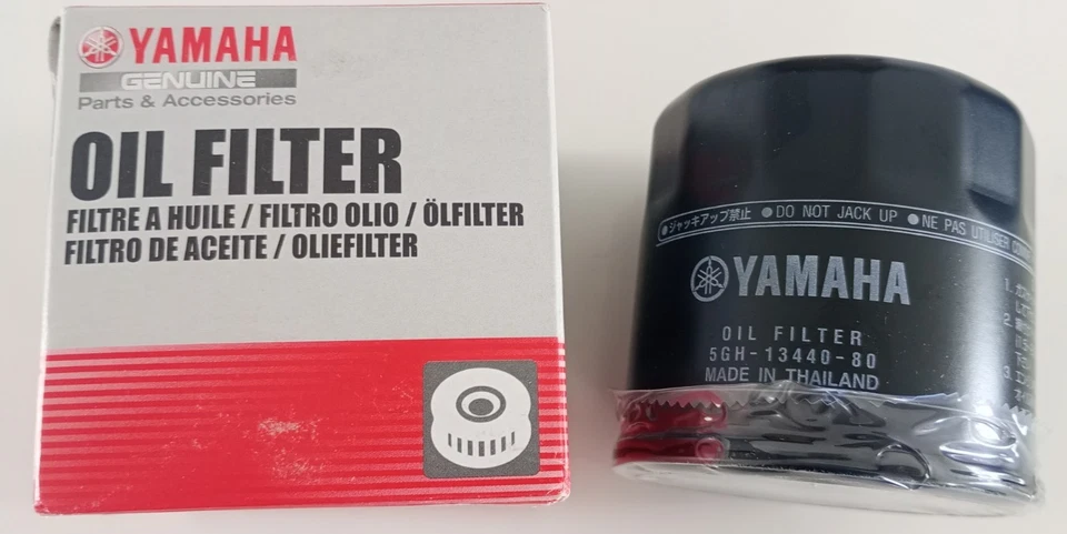 Filtre à huile YAMAHA 5GH-13440-80 pour Yamaha MT07 MT09 R6 R1 FZ6 FZ8 FZ1 - Photo 2/2