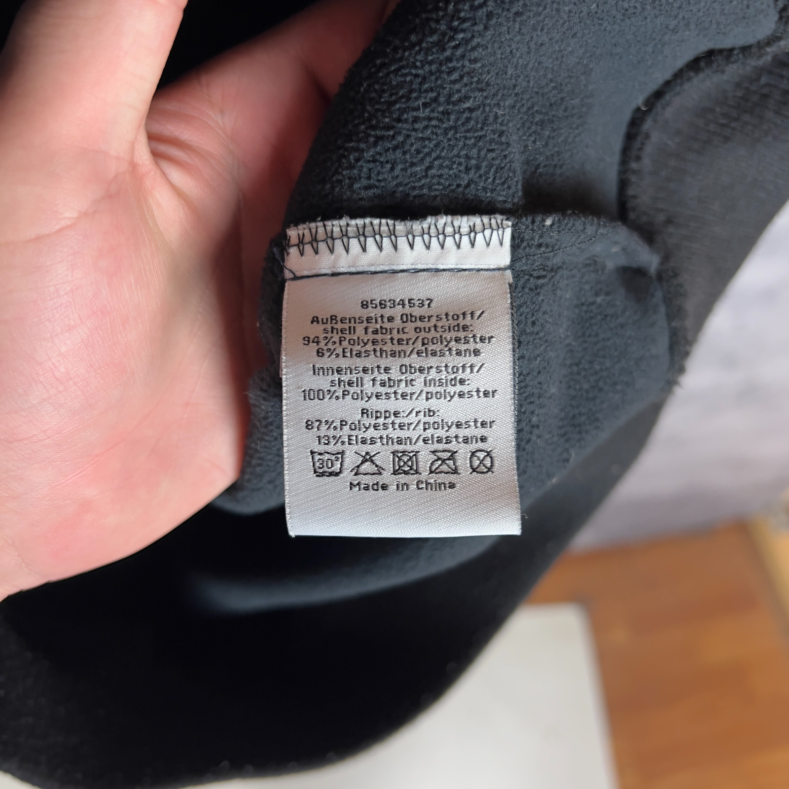 Schmuddelwedda Softshell Hooded Jacket Black Men’… - image 5