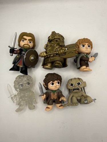 Funko Pop Mini Lord Of The Rings Gimley Aragorn Legolas Lot Figures