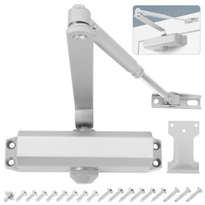 Automatic Door Closer, 3 Spring Hydraulic Closure Suitable for Residential an...