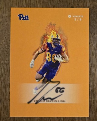 2024 Onit Athlete PITT Nine series AUTO Gavin Bartholomew 2/9   Fire SP Vikings