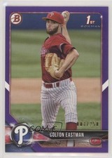 2018 Bowman Draft Purple 3/250 Colton Eastman #BD-96 0l4h