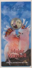 Australia: 2011 $1 Coloured Air Series - Major Mitchell Parrot
