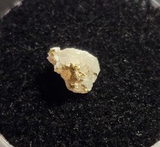 .16 Grams Natural Crystallized Gold On Quartz From The Oriental Mine
