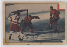 1954 Parkhurst Earl Reibel Jacques Plante Butch Bouchard Tests Habs Rookie l5b