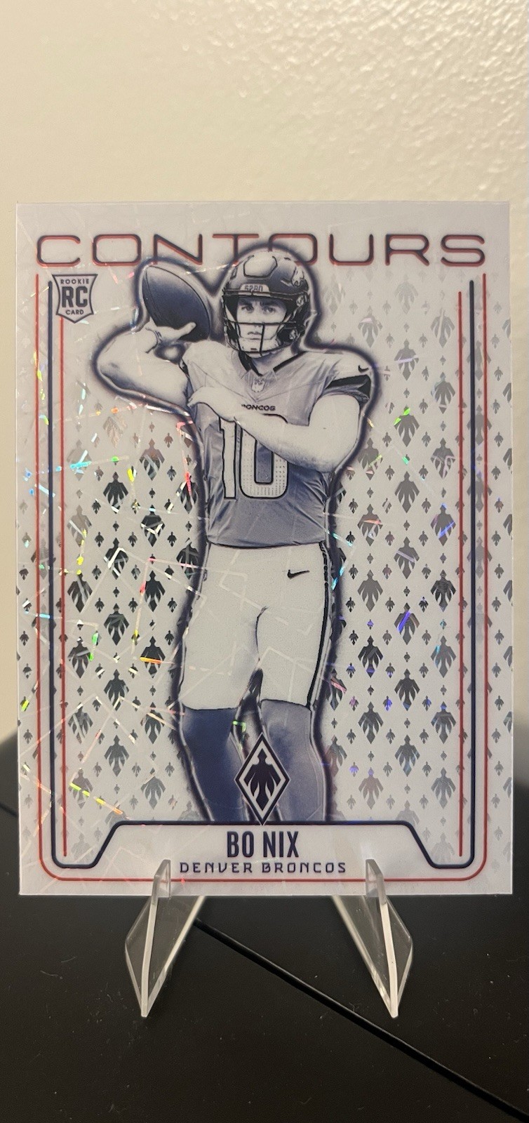 2024 Panini Phoenix - Contours Bo Nix #CON-BNX Lazer (RC)