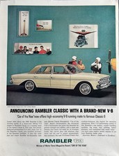 1963 AMC Rambler Classic 6 Original Advertisement American Motors Print Ad