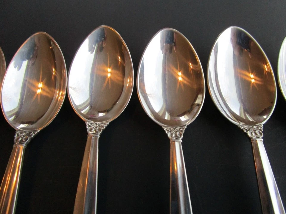 ЦЕНА ЗА 1* КАК НОВЫЙ АКАНТ ОТ GEORG JENSEN СТОЛОВЫЕ ПРИБОРЫ ЧАЙНАЯ ЛОЖКА-5 3/4* - Изображение 2 из 4