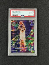 STEPHEN CURRY 2021-22 Panini Spectra #30 Celestial Prizm /99 PSA 10 SSP Warriors