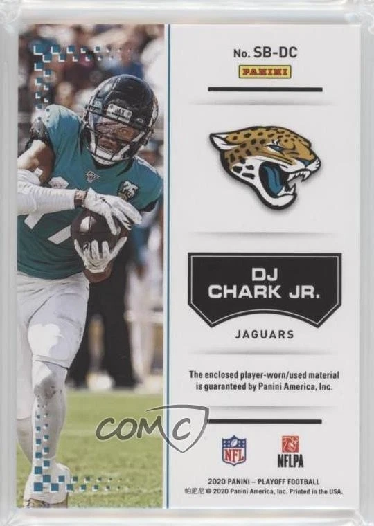 2020 Panini Playoff Sunday's Best Relics Prime /50 DJ Chark Jr #SB-DC - Image 2 of 2
