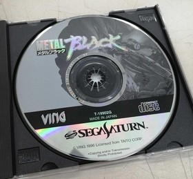 Sega Saturn Software Model Metal Black VING