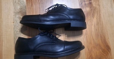 THOM MCAN Men s Black Leather Oxford Dress Shoe US 11 W