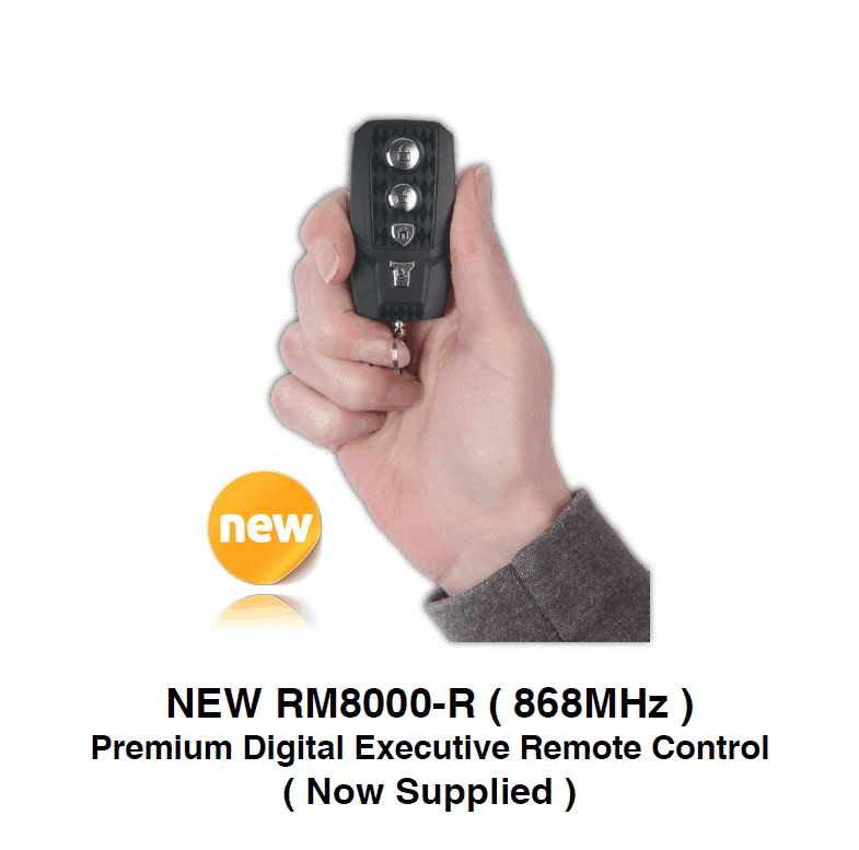 Friedland Alarms SK 868MHz Executive Remote RM8000R 868MHz INC GUIDE