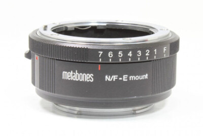 metabones Mount Adapter Nikon F Mount Lens Sony E Mount Body **Very  Good**