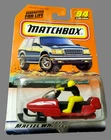 Vintage 1999 Matchbox SNOWMOBILE RED #94/100 Mountain Cruisers Series 19 1:64