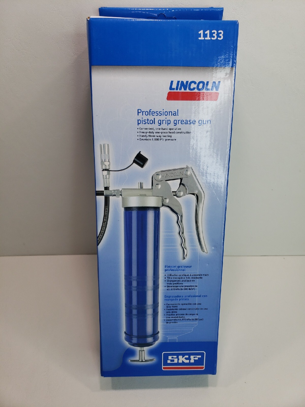 Lincoln Industrial 1133 Heavy Duty Pistol Grip Manual Grease Gun eBay