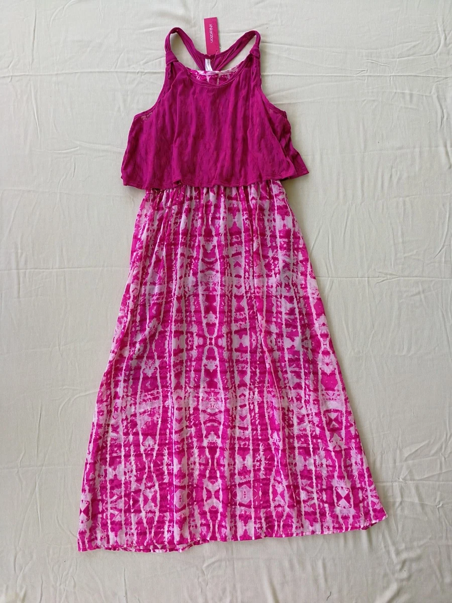Robe Maxi Fille XHILARATION - Imprimé Floral, Bretelles Spaghetti, Taille 10/12 - Occasion Excellent état