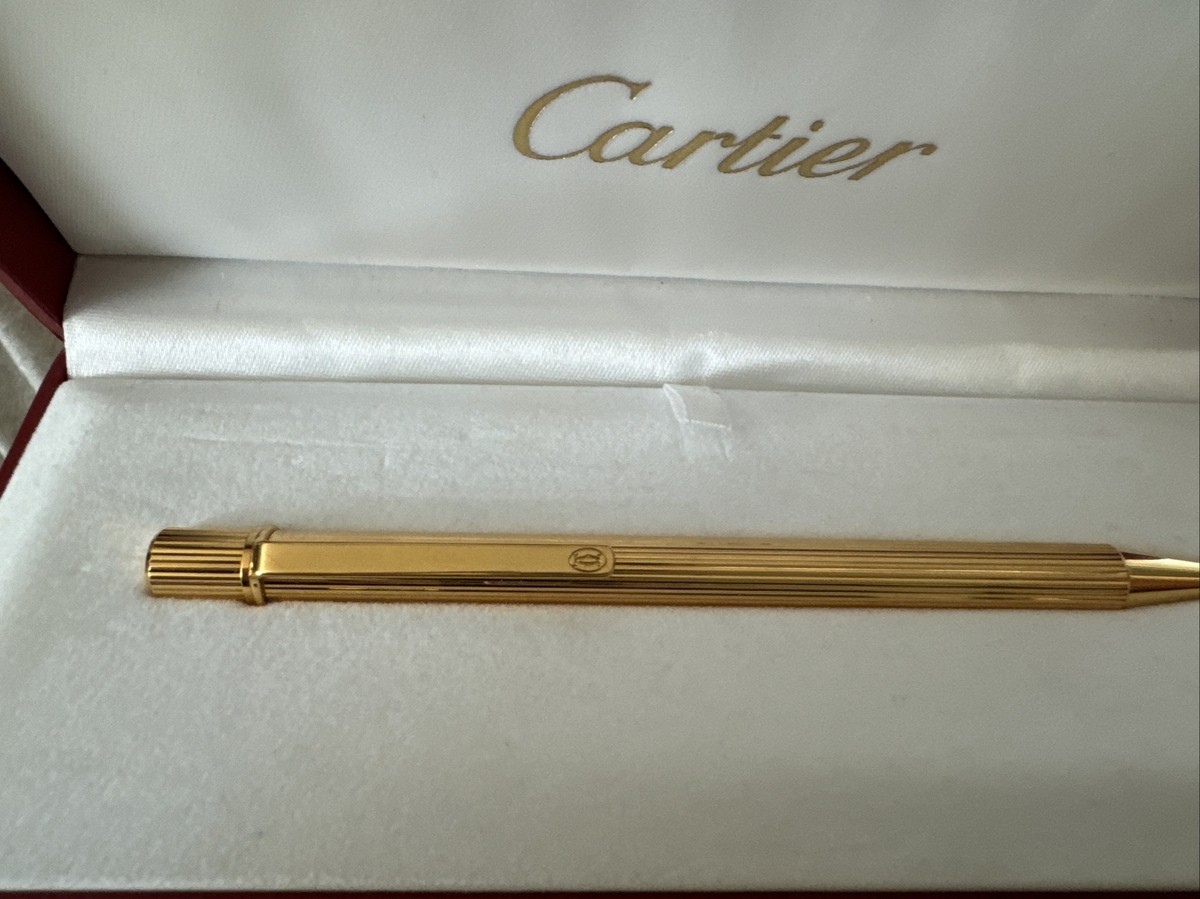 Cartier must de Cartier ボールペン CARTIER Vintage Must de Cartier Gold plated 592557 Ballpoint