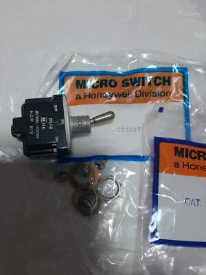 Honeywell DPST Kippschalter rastend Schalttafeleinbau Mikroschalter 2TL1-2
