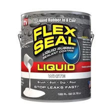Flex Seal Flex Seal White Liquid Rubber Sealant Coating 1 gal