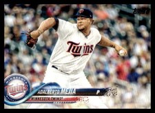 2018 Topps  Adalberto Mejia #494 Minnesota Twins Baseball Card