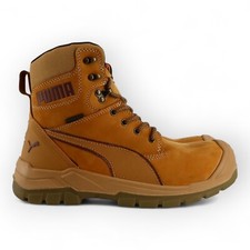 Puma Men's Puma 7" Conquest Composite Toe WP Side-Zipper Work Boots Size 9.5