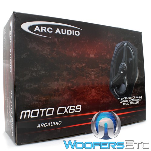 ARC AUDIO MOTO CX69 6x9" 300W 2-WAY TWEETERS COAXIAL MOTORCYCLE CAR SPEAKERS NEW - Picture 7 of 7