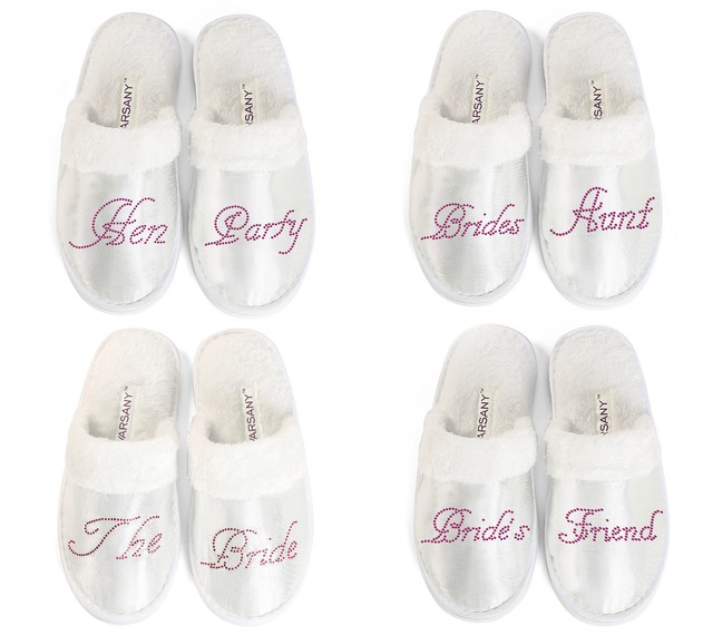 personalised hen party slippers
