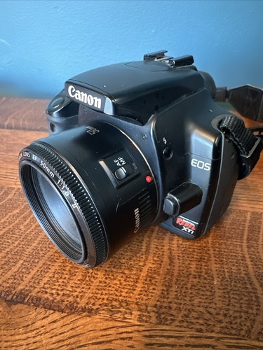 Canon EOS Rebel XTi DS126151 400D 10.1MP DSLR Camera 50mm Lens New Battery Works - Picture 4 of 15