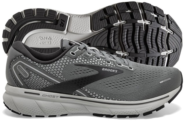 Brooks Ghost 14 Men's Shoes Grey/Alloy 