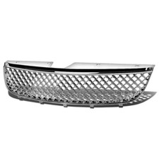 Fits 1997-1999 Chevy Malibu Chrome Abs Mesh Style Front Upper Replacement Grille Fits 1997-1999 Chevy Malibu Chrome Abs Mesh Style Front Upper Replacement Grille