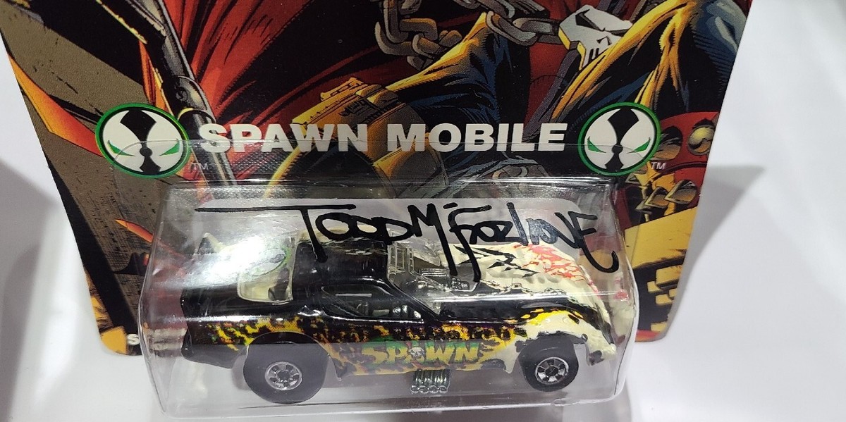 Signed Todd mcfarlane 1993 Spawn Hot wheel Car 2023 SDCC | eBay