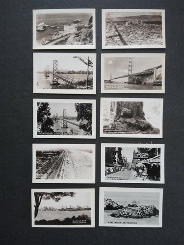 Ca: San Francisco 1946 Canvall Dennison Mailing Pouch with 25 B & W City Views - Picture 5 of 6