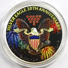 2006 American Silver Eagle 20th Anniversary Colorized 1oz .999 Fine Silver BU