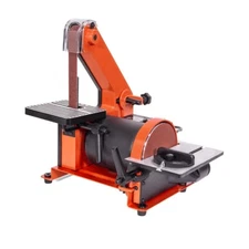 NEW 350W Electric Bench Belt Sander 5" 125MM Disc Grinder for Metal Wood Plastic