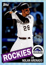 2020 Topps Chrome Nolan Arenado 1985 Topps #85TC-24 - Colorado Rockies
