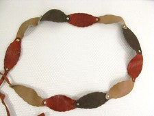 Vintage Custom Leather Patchwork Belt