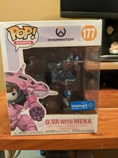 Funko Pop! Overwatch D.Va w/MEKA Blueberry!