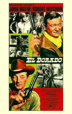 EL DORADO Movie POSTER 11x17 John Wayne Robert Mitchum James Caan Charlene Holt