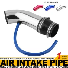 Alumimum 3''/75mm Car Cold Air Intake Induction Pipe Kit Filter Tube System
