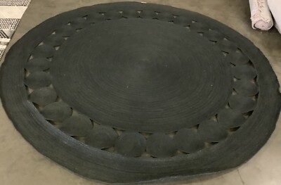 BLACK 9'-0'' x 9'-0'' Broken Thread Rug, Reduced Price 1172674932 NF364D-9R