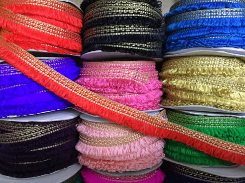 8 M LACE TRIM SEWING ARTS & CRAFT CARD/DRESS MAKING SCRAP BOOKING FRINGE RIBBON - Picture 21 of 30