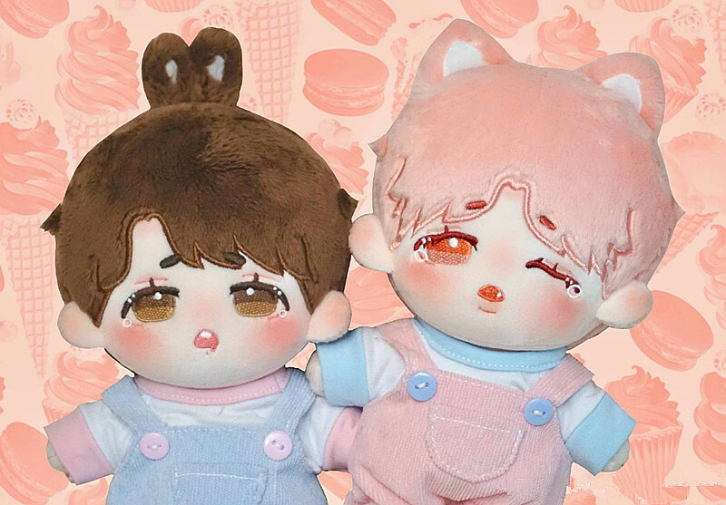 yu_bts出品 KPOP Plush Bangtan Boy V JIMIN JUNGKOOK Doll Stuffed Body