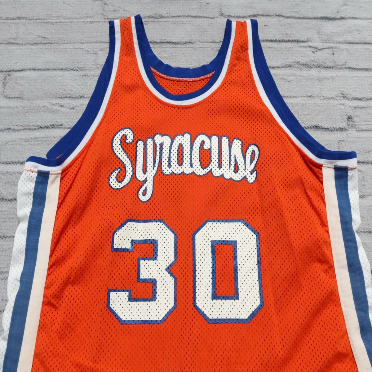 Maillot Basket Vintage Syracuse Orange – DeLong – Taille 48 – Occasion Game Worn