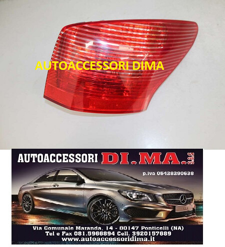 FANALE FANALINO POSTERIORE DX PEUGEOT 407 2004-2008 SW 1^SERIE ORIGINALE NUOVO