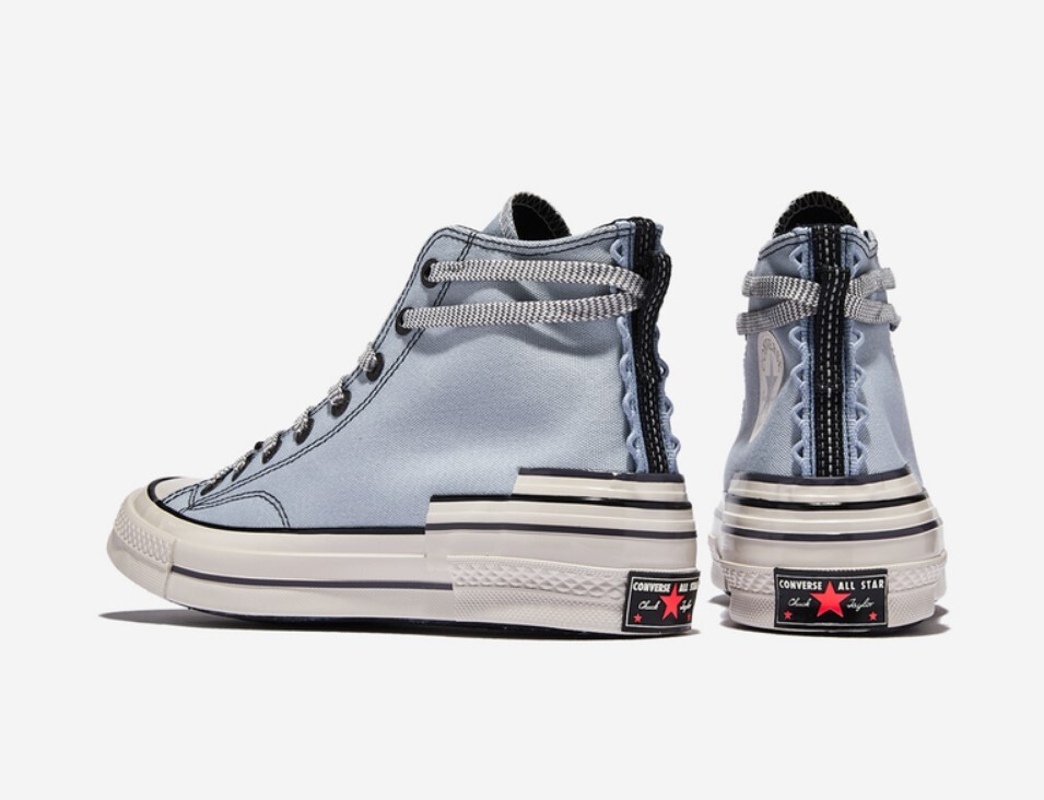 Converse Chuck 70 Deconstructed Sneakers 'Airroom Silver Converse Chuck 70 Deconstructed Sneakers 'Airroom Silver