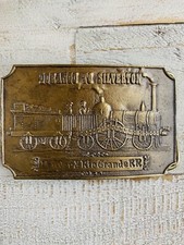 Vintage Denver Rio Grande RR Durango to Silverton Belt Buckle by Bergamot 1-36