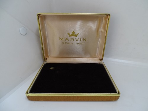 Marvin Watch Box, and Blank Warranty, Vintage 1960's - Picture 3 of 13